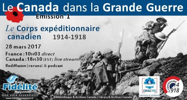 Le Canada dans la Première Guerre mondiale (1) – le Corps Expéditionnaire Canadien